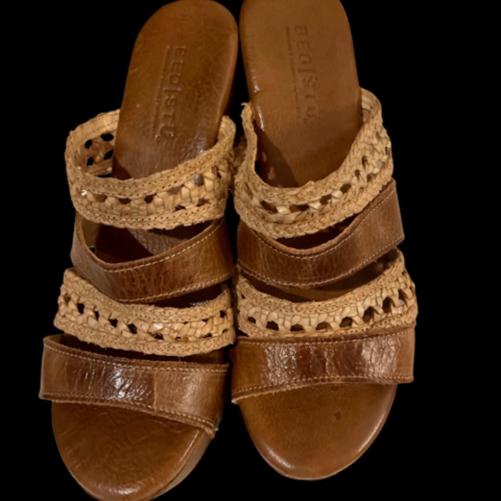 Bed Stu Crystal - Tan Rustic Bone Rustic Platform… - image 4